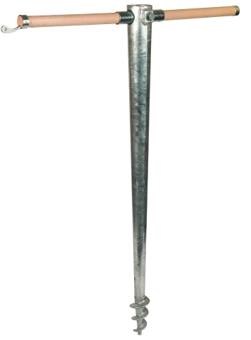 Заземляющая труба со спиралью L=1000 мм, St/tZn