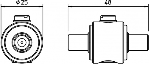 УЗИП для коаксиального кабеля  (тип разъема F), 130 В